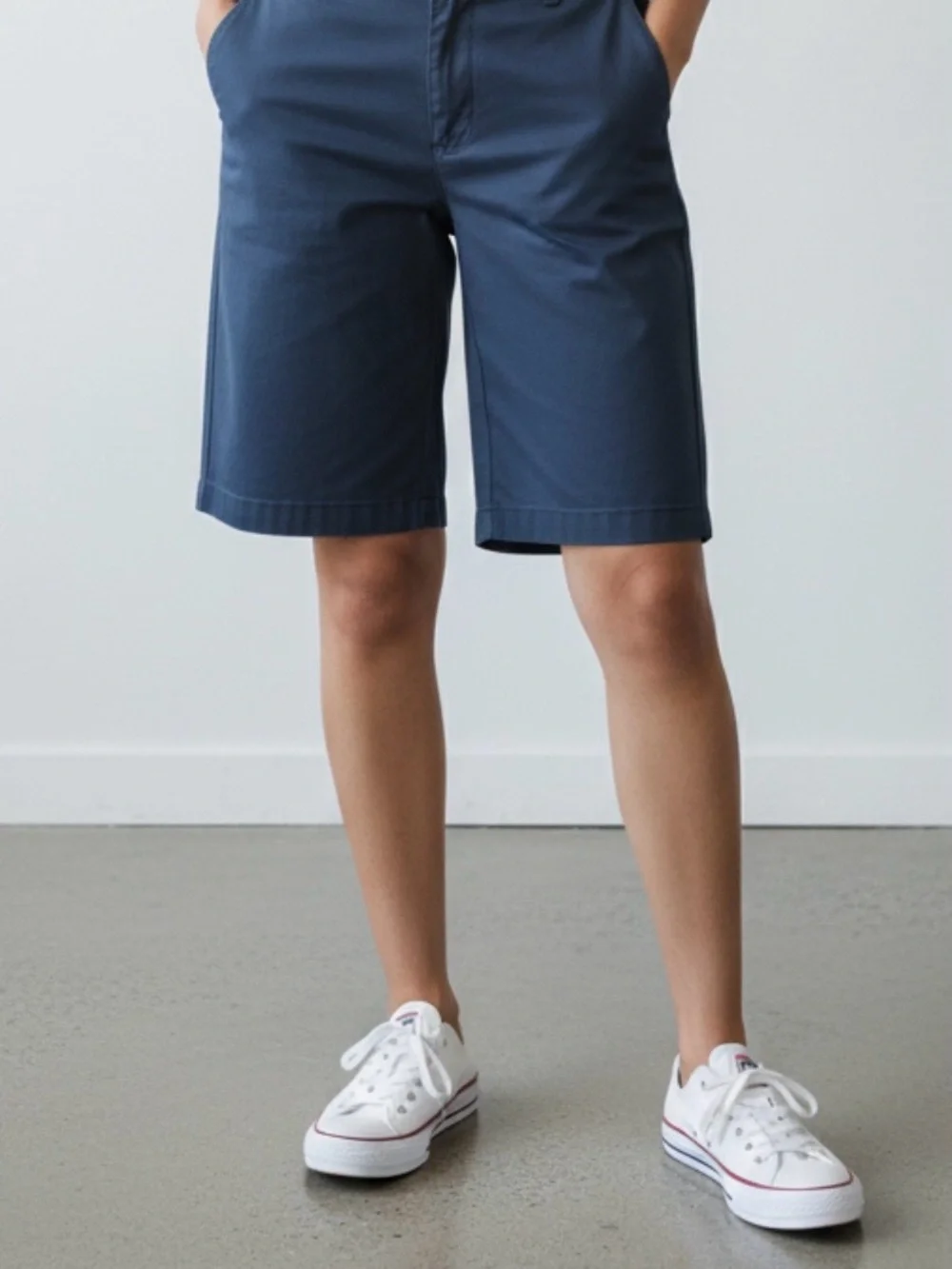 Bass Navy Women’s Bermuda Shorts - Picture 1 of 6